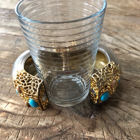 Alexis  Bittar's  Bracelet Ethnic,  Filigree and Stones - Picture 4 of 11